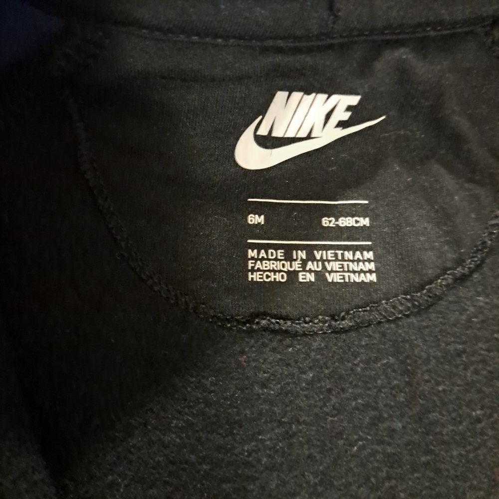 Nike Baby`s Futura Hooded Longsleeves Full Zipper One Piece Coverall Size 6M - Picture 6 of 10